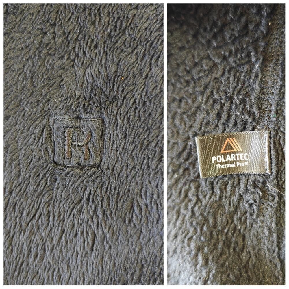 W's Patagonia R series black fleece zip jacket sz M - Picture 11 of 12